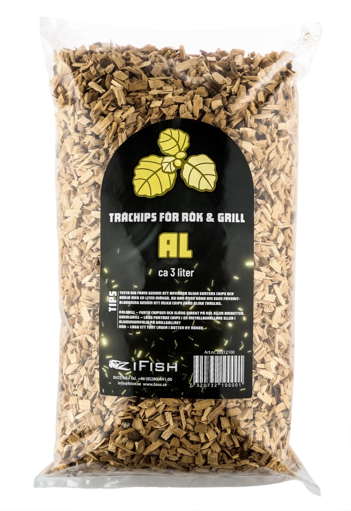 Bild på Trächips för Rök & Grill, Al