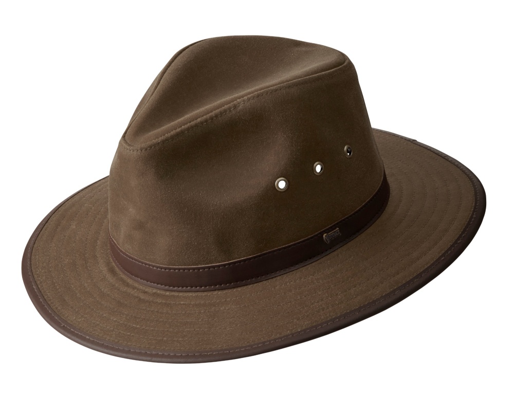 Bild på Oilcloth Hat Tan